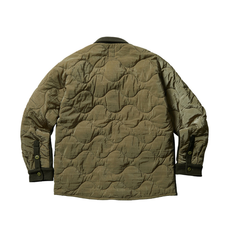LIBERAIDERS(リベレイダース) / ウール x 中綿キルティング ジャケット / QUILTED UTILITY SHIRT - OLIVE / 721012103 / メンズ