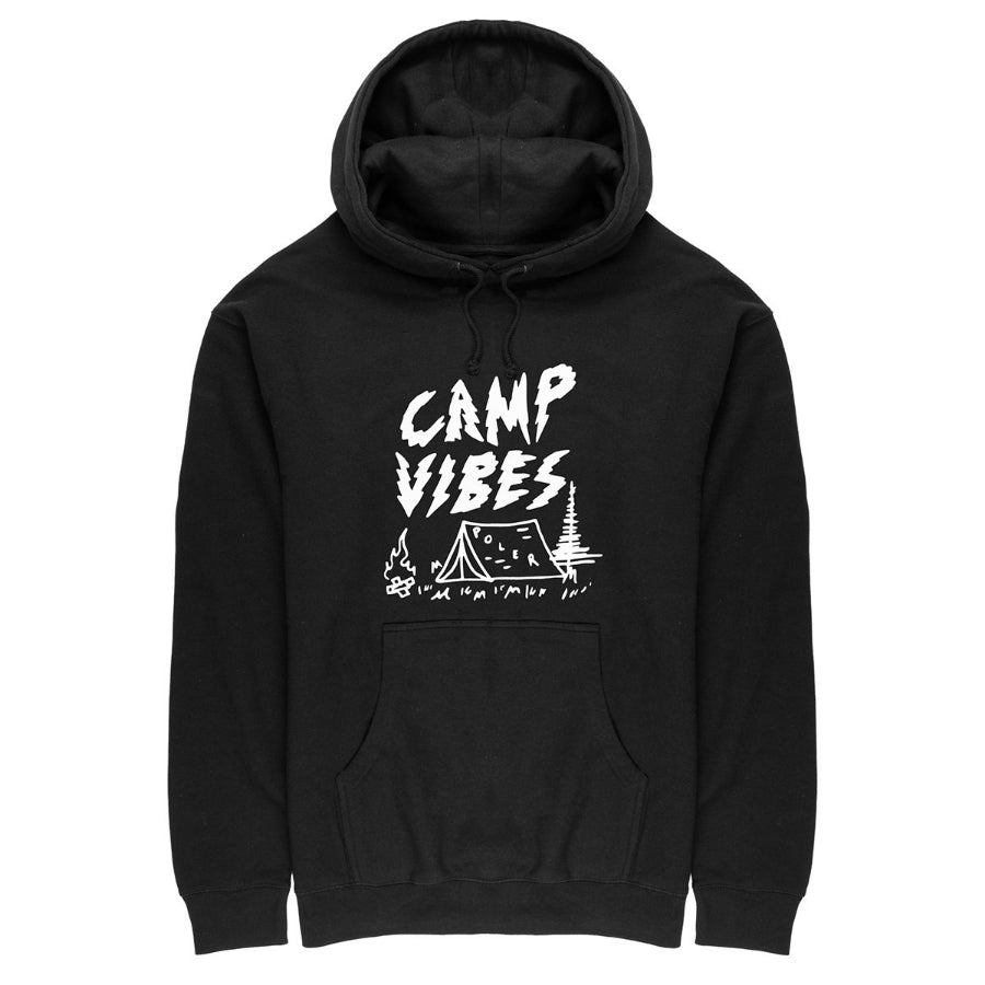 POLeR OUTDOOR STUFF (ポーラー アウトドア スタッフ) / スウェット プルオーバーパーカー / SMOKEY HOODIE - BLACK / メンズ