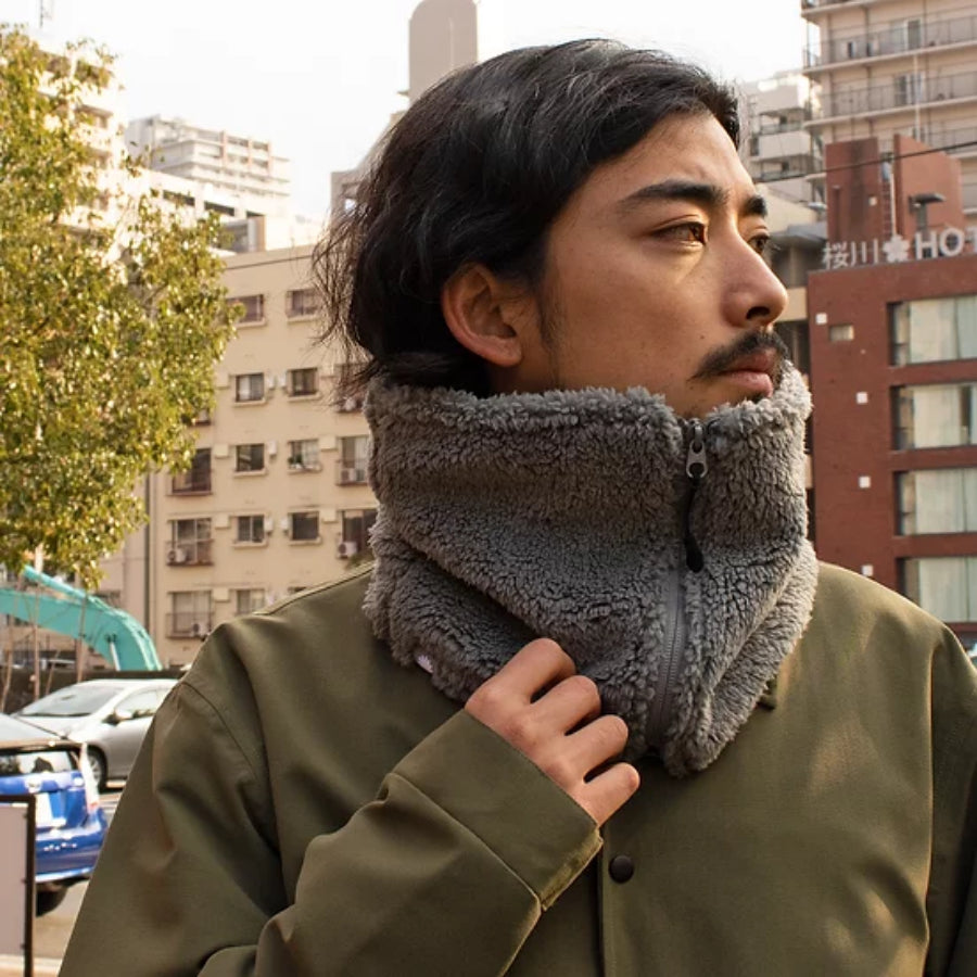 P01 プレイ  / ネックウォーマー ボア素材 /  PLAY BOA NECK WARMER / 4カラー / PLAY DESIGN プレイデザイン