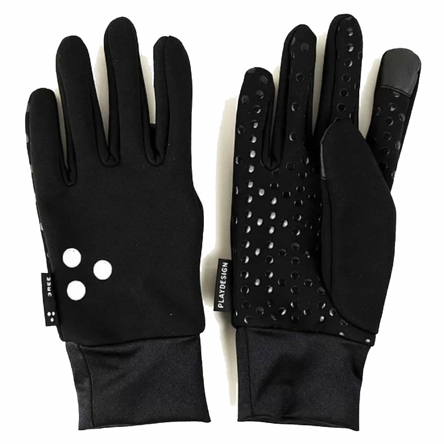 P01 プレイ  / 手袋 インナーグローブ /  3REE FIVE - URBAN BLACK / PLAY DESIGN プレイデザイン
