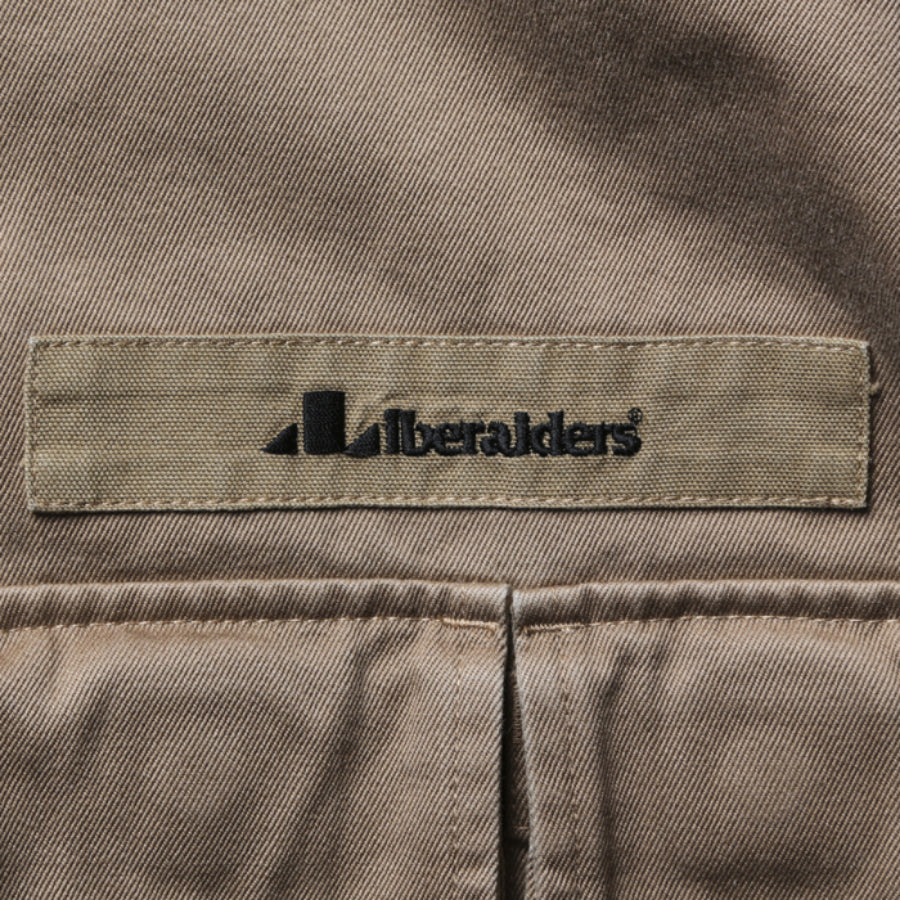 LIBERAIDERS(リベレイダース) / ノーカラ―シャツ ジャケット/ UTILITY L/S SHIRTS - COYOTE / 711032201 / メンズ