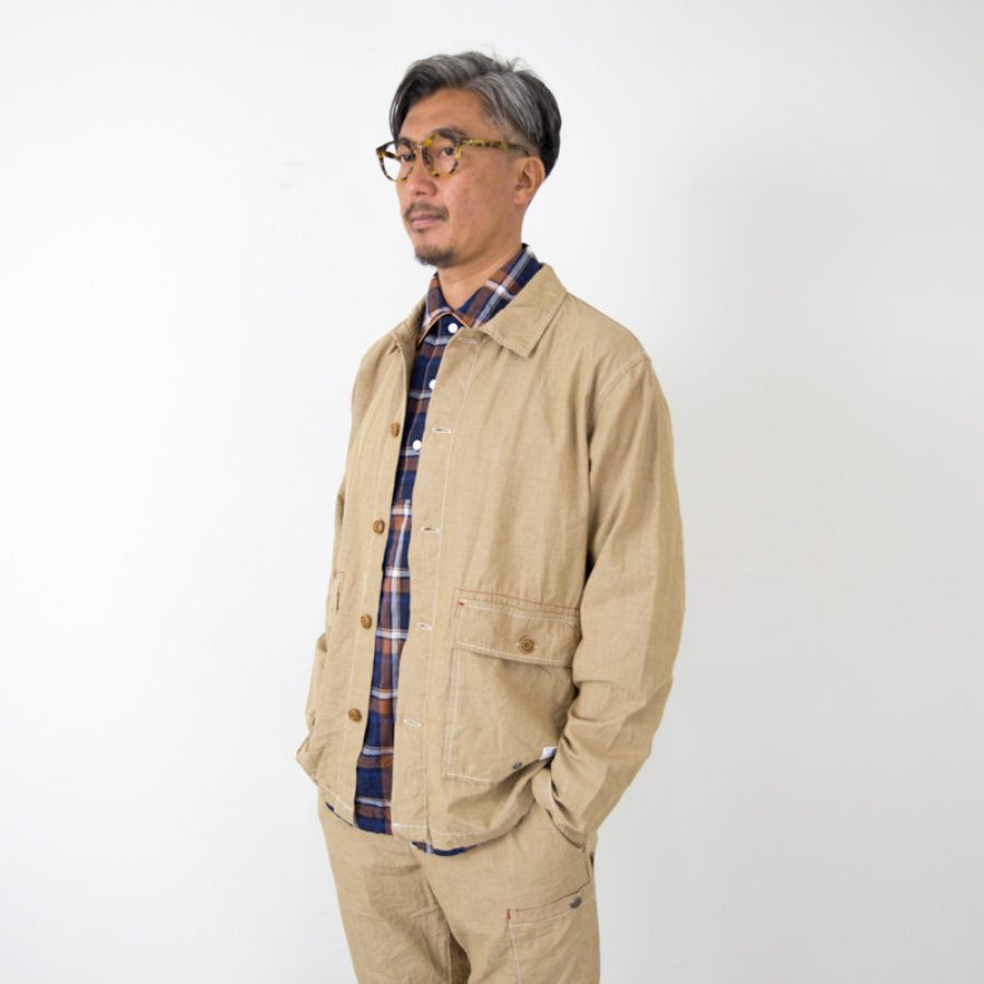 TURN ME ON(ターンミーオン) / 長袖シャツ / ダンガリーシャツJKT - BEIGE / 422-037 / メンズ