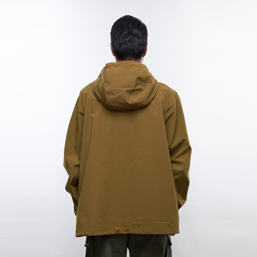 LIBERAIDERS(リベレイダース) / 撥水 アノラックジャケット / LR HALF ZIP ANORAK - BROWN / 710032201 / メンズ