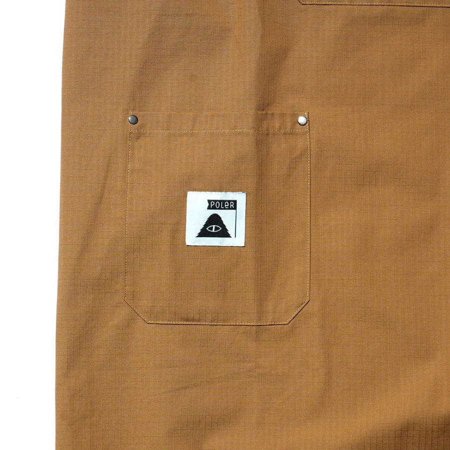 Poler Camping Stuff(ポーラー キャンピング スタッフ) / キャンプ アウトドア エプロン / CT RIP 2WAY BBQ APRON - COYOTE
