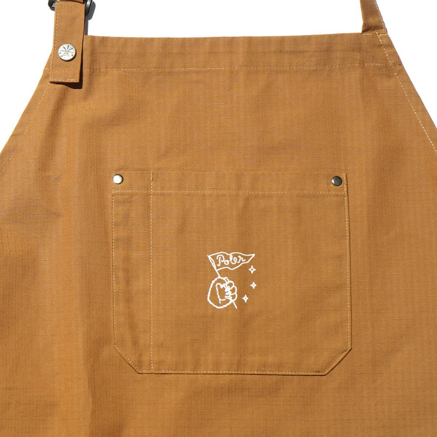 Poler Camping Stuff(ポーラー キャンピング スタッフ) / キャンプ アウトドア エプロン / CT RIP 2WAY BBQ APRON - COYOTE