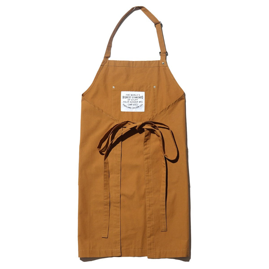 Poler Camping Stuff(ポーラー キャンピング スタッフ) / キャンプ アウトドア エプロン / CT RIP 2WAY BBQ APRON - COYOTE