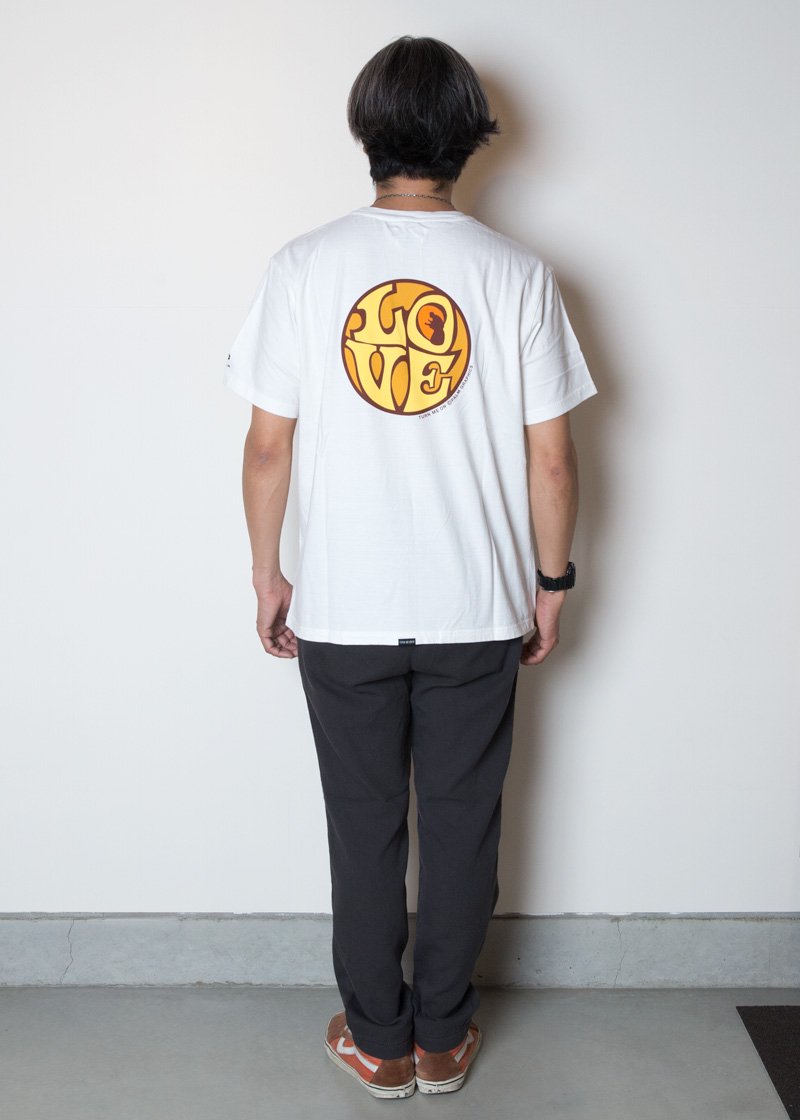 TURN ME ON(ターンミーオン) / 半袖 ポケットTシャツ / PGコラボLOVE TEE (WHITE)  / 122-467 / メンズ