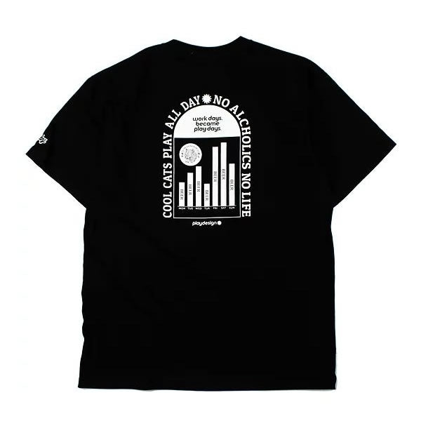 PLAY DESIGN  プレイデザイン / P01 プレイ / 半袖Tシャツ / PLAY BEER TEE - BLACK / 22SS0PBRTBLK / メンズ