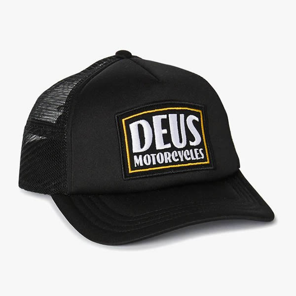 DEUS EX MACHINA ( デウスエクスマキナ ) / スナップバック メッシュキャップ 帽子 / CRIMSON TRUCKER - BLACK / DMP2271541 / メンズ