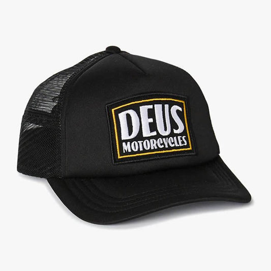 DEUS EX MACHINA ( デウスエクスマキナ ) / スナップバック メッシュキャップ 帽子 / CRIMSON TRUCKER - BLACK / DMP2271541 / メンズ