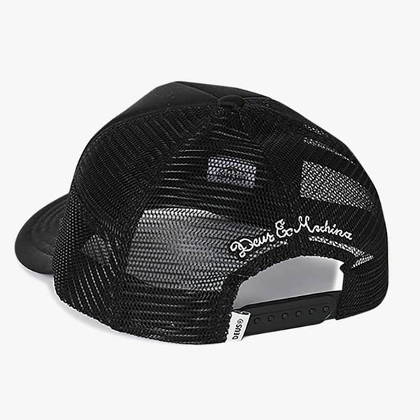 DEUS EX MACHINA ( デウスエクスマキナ ) / スナップバック メッシュキャップ 帽子 / CRIMSON TRUCKER - BLACK / DMP2271541 / メンズ