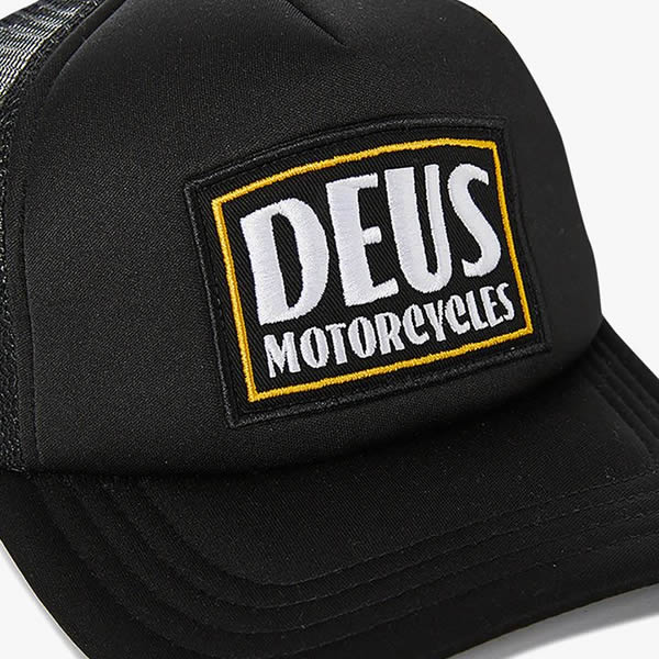 DEUS EX MACHINA ( デウスエクスマキナ ) / スナップバック メッシュキャップ 帽子 / CRIMSON TRUCKER - BLACK / DMP2271541 / メンズ