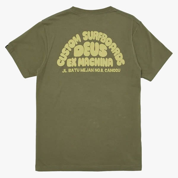 DEUS EX MACHINA ( デウスエクスマキナ ) / 半袖 Tシャツ / CANGGU SURF TEE - CLOVER GREEN / DMP2211570D / メンズ