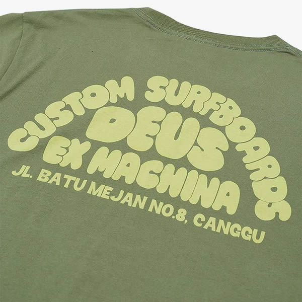 DEUS EX MACHINA ( デウスエクスマキナ ) / 半袖 Tシャツ / CANGGU SURF TEE - CLOVER GREEN / DMP2211570D / メンズ