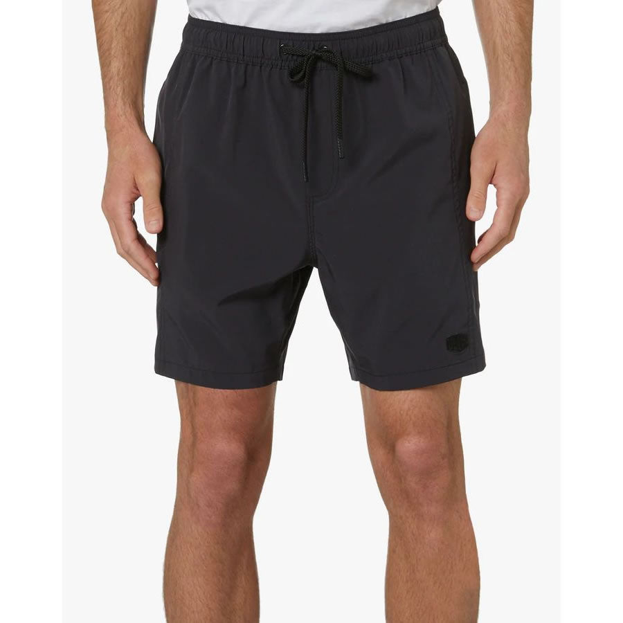 DEUS EX MACHINA (デウス) / 水陸両用 ストレッチボードショーツ / SUMMIT BOARDSHORT - BLACK / DMP222118 / メンズ