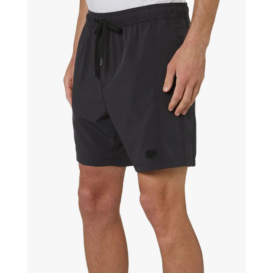 DEUS EX MACHINA (デウス) / 水陸両用 ストレッチボードショーツ / SUMMIT BOARDSHORT - BLACK / DMP222118 / メンズ