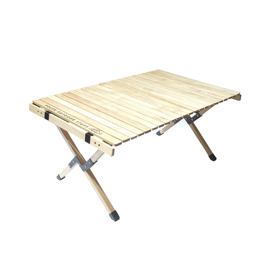 POLeR OUTDOOR STUFF (ポーラーアウトドアスタッフ) / ウッドアウトドアテーブル / AJUSTABLE ROLLTOP WOOD TABLE