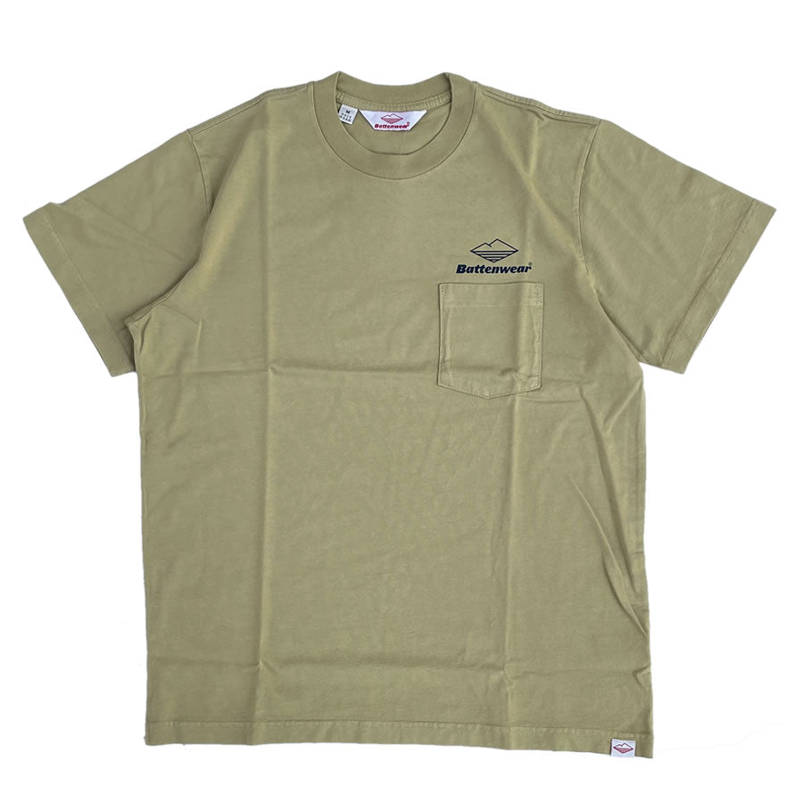 BATTENWEAR(バテンウエア) / 半袖 ポケット Tシャツ / TEAM SS POCKET TEE - KHAKI / SS22504A / メンズ
