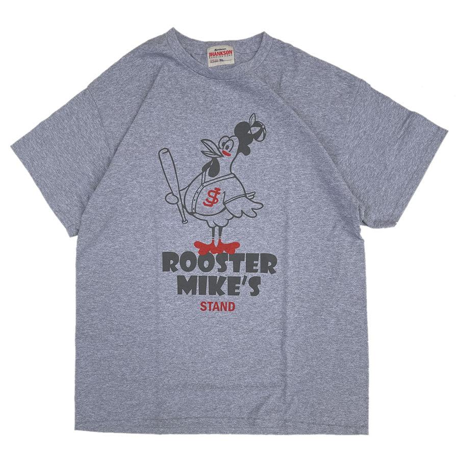 JHANKSON(ジャンクソン) / 半袖 リラックスフィット Tシャツ / ROOSTER TEE - GRAY / メンズ
