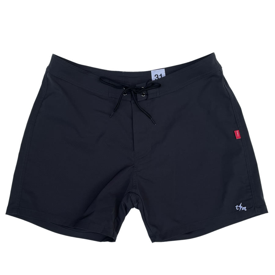 THE HARD MAN(ザハードマン)/ ボードショーツ 海パン / SHORT LENGTH BAGGIES - BLACK / THM-0656 / メンズ WAX