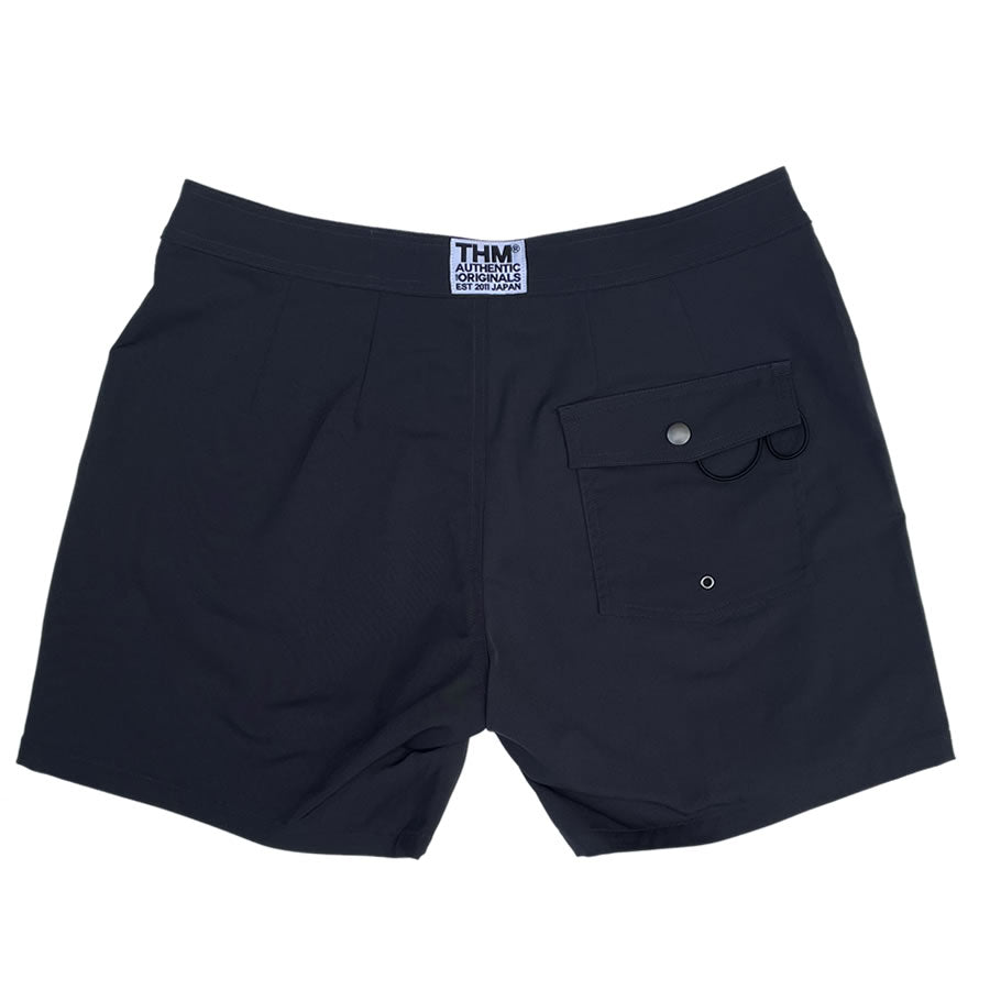 THE HARD MAN(ザハードマン)/ ボードショーツ 海パン / SHORT LENGTH BAGGIES - BLACK / THM-0656 / メンズ WAX