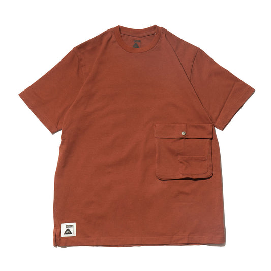 POLeR OUTDOOR STUFF(ポーラー) /  半袖 厚手 Tシャツ / MAX WEIGHT POCKET TEE - MARLOON / メンズ / 22SS