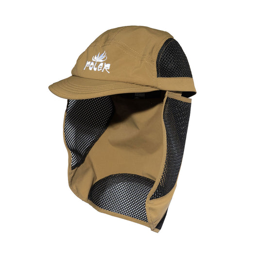 POLeR OUTDOOR STUFF(ポーラー) / 日除け付き メッシュキャップ / MESH SUNGARD CAP - COYOTE / 22SS