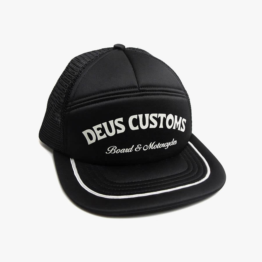 DEUS EX MACHINA ( デウスエクスマキナ ) /メッシュキャップ 帽子 / COUNTRY TRUCKER - BLACK / DMS2071389