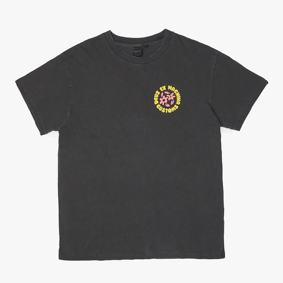 DEUS EX MACHINA ( デウスエクスマキナ ) / 半袖 Tシャツ / CALYPSO TEE - SHADOW BLACK / DMW221205B / メンズ