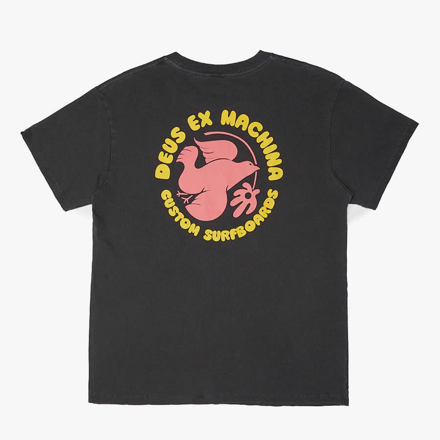 DEUS EX MACHINA ( デウスエクスマキナ ) / 半袖 Tシャツ / CALYPSO TEE - SHADOW BLACK / DMW221205B / メンズ