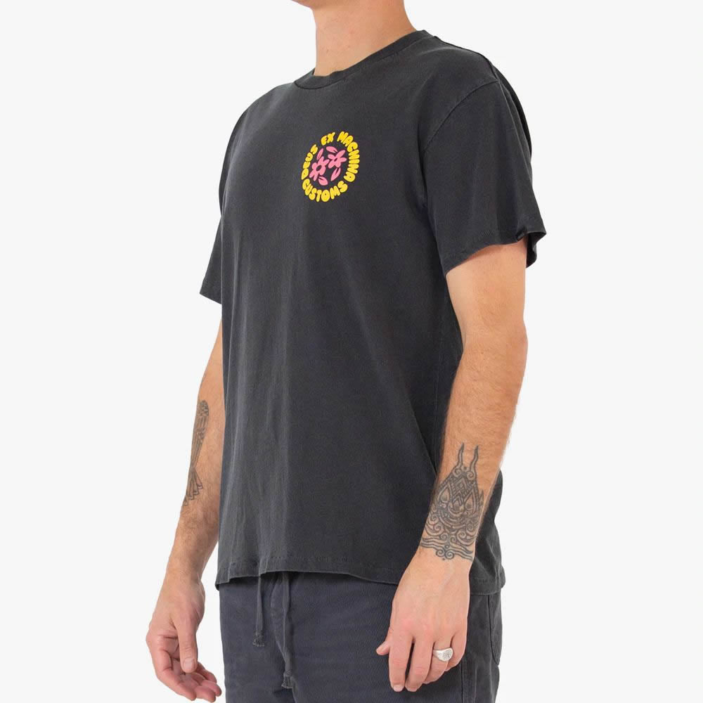 DEUS EX MACHINA ( デウスエクスマキナ ) / 半袖 Tシャツ / CALYPSO TEE - SHADOW BLACK / DMW221205B / メンズ
