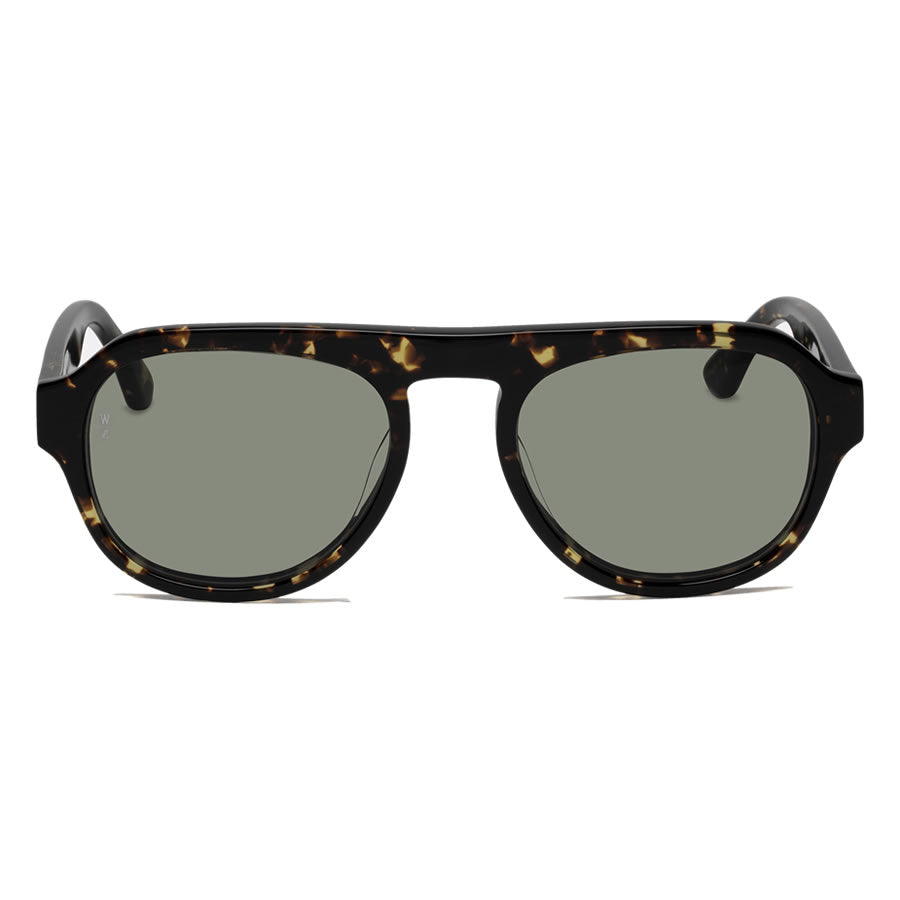 WONDERLAND (ワンダーランド) サングラス / GLAMIS - Yellow Tort x Green Lens / GLAMIS03