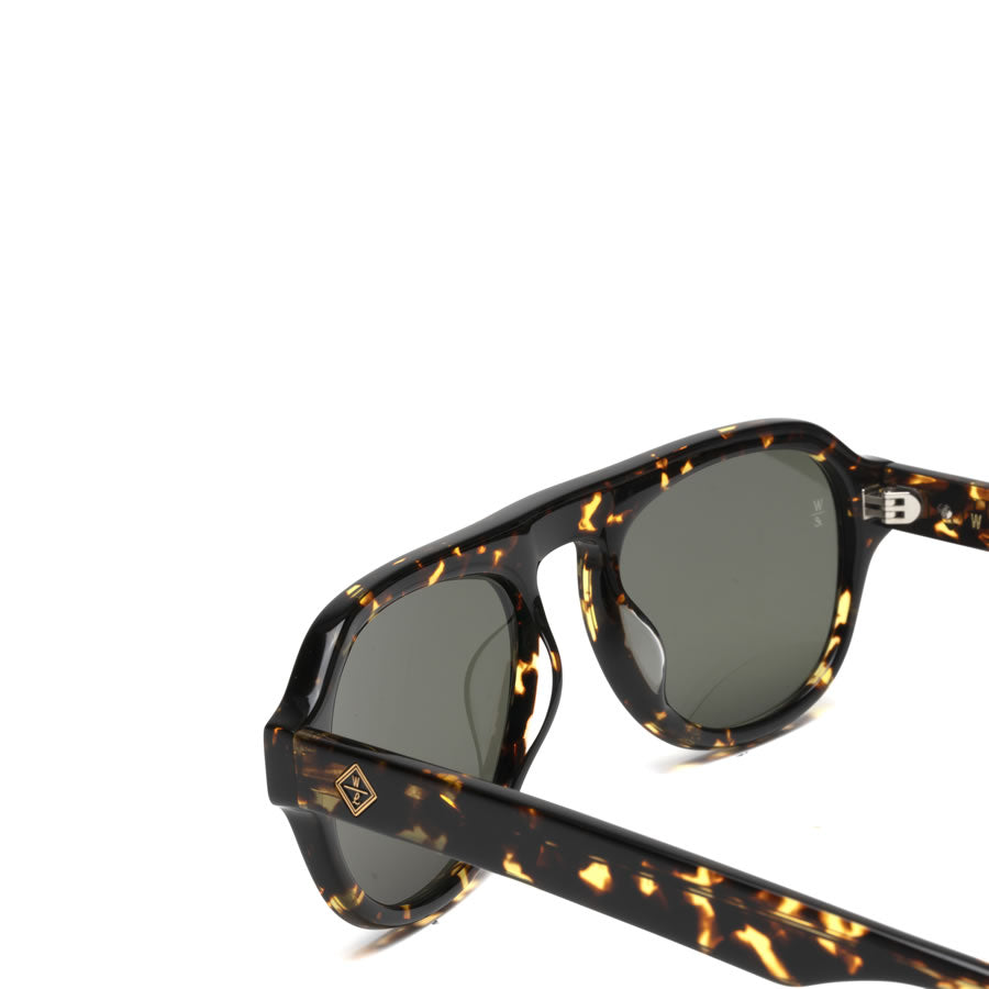WONDERLAND (ワンダーランド) サングラス / GLAMIS - Yellow Tort x Green Lens / GLAMIS03