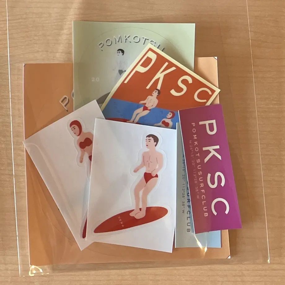 POMKOTSU SURF CLUB(ポンコツサーフクラブ)/ ステッカー / PKSC STICKER Full pack