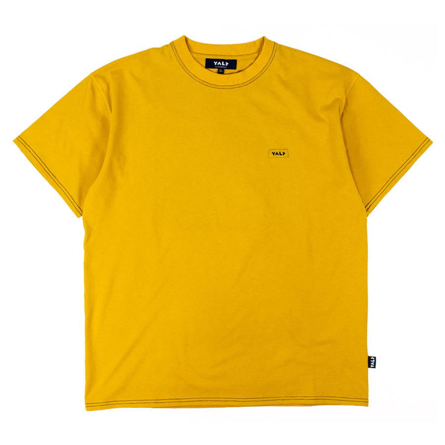 YALP by PLAY DESIGN (ヤルプ) / 半袖Tシャツ / STITCH SS TEE - GOLD / Y22S0STST / メンズ P01