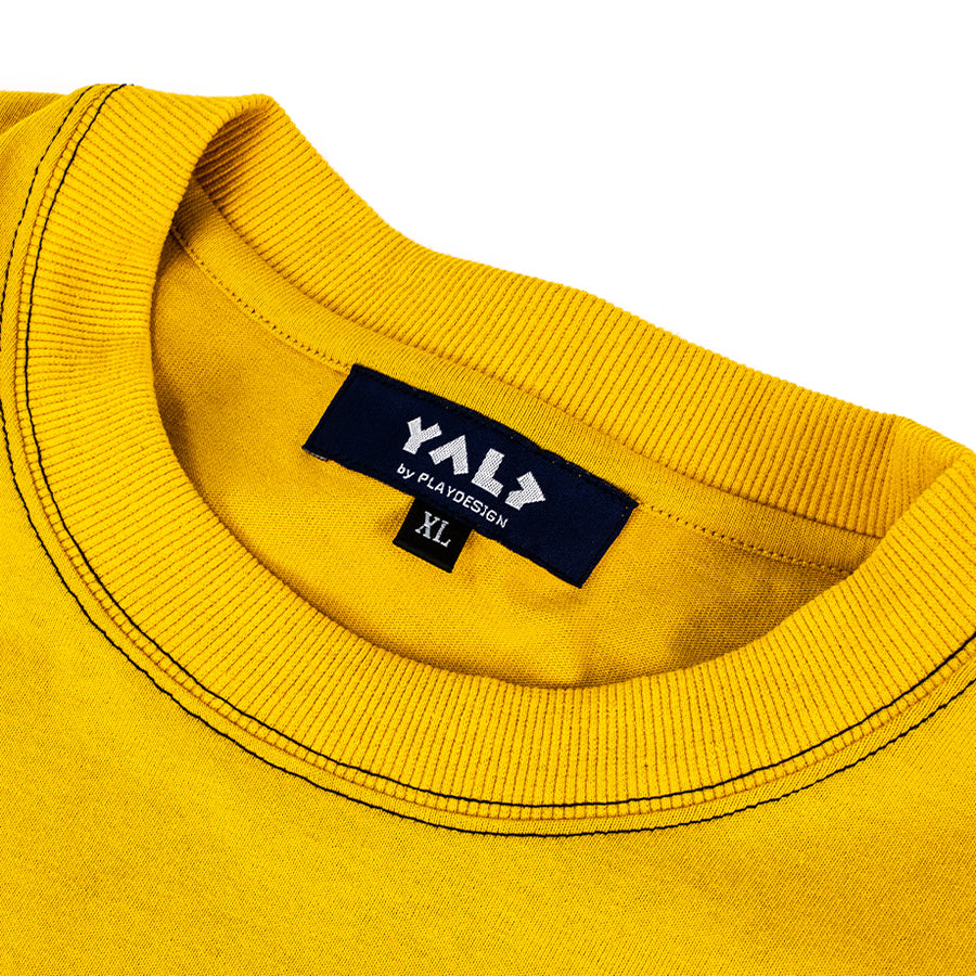 YALP by PLAY DESIGN (ヤルプ) / 半袖Tシャツ / STITCH SS TEE - GOLD / Y22S0STST / メンズ P01