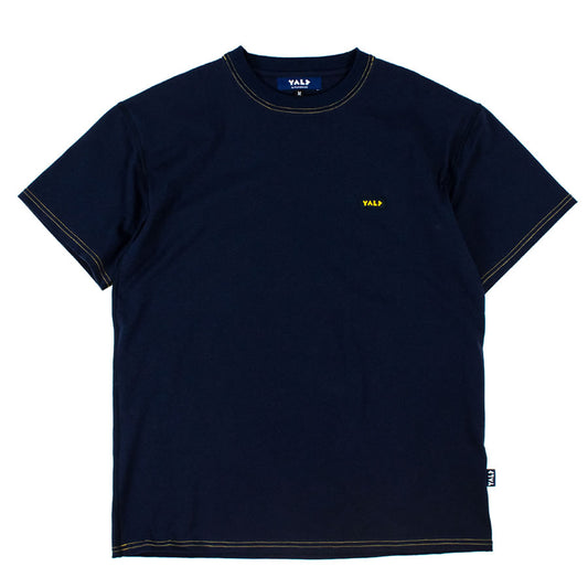 YALP by PLAY DESIGN (ヤルプ) / 半袖Tシャツ / STITCH SS TEE - NAVY / Y22S0STST / メンズ P01