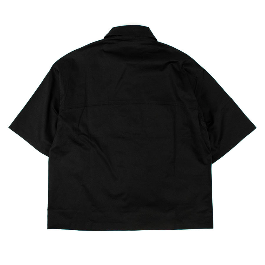 YALP by PLAY DESIGN (ヤルプ) / 半袖シャツ / HAND POCKET SHIRT - BLACK / Y22S0HPSH / メンズ P01
