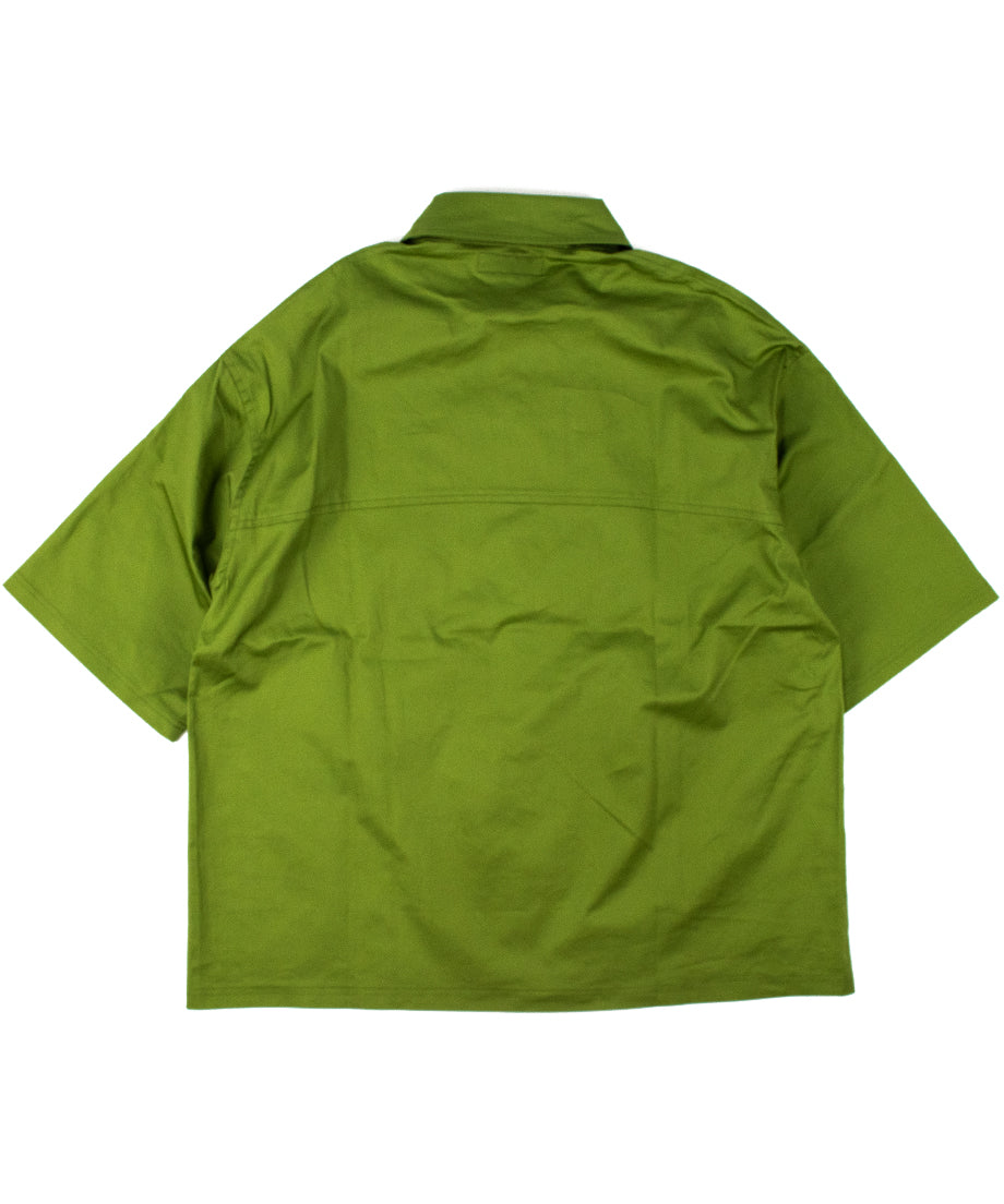 YALP by PLAY DESIGN (ヤルプ) / 半袖シャツ / HAND POCKET SHIRT - KHAKI / Y22S0HPSH / メンズ P01