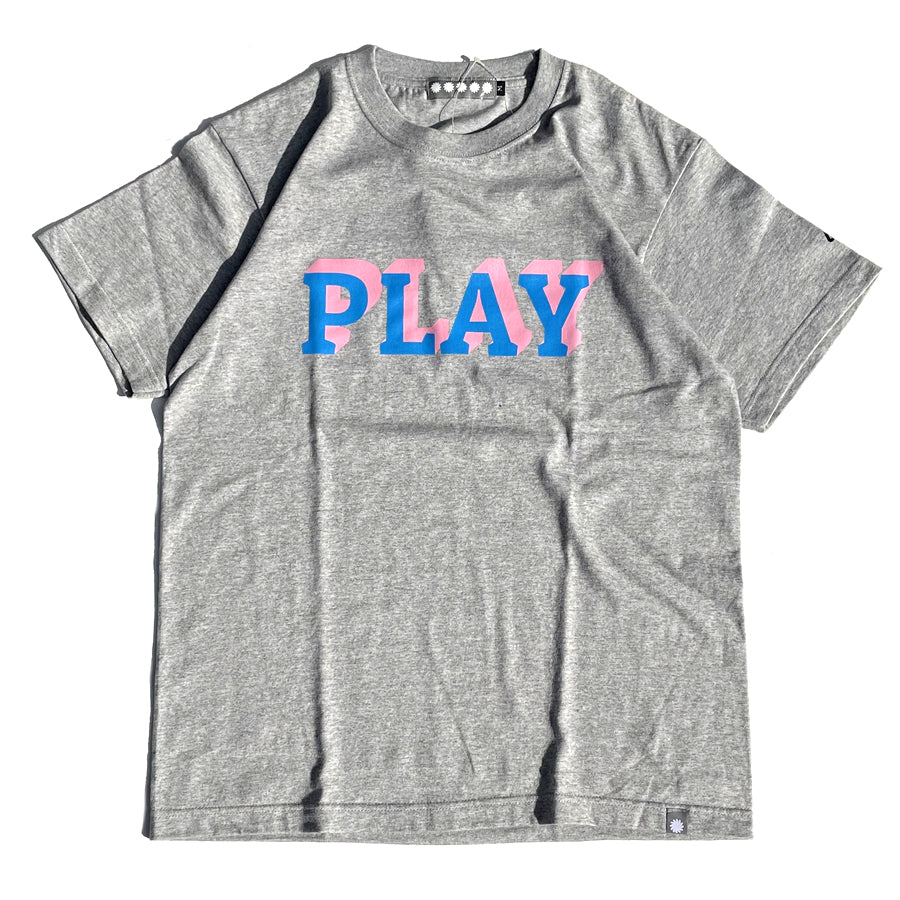 PLAY DESIGN  プレイデザイン / P01 プレイ / 半袖Tシャツ / NPNL PLAY TEE - ASH / 22SS0NNPT / メンズ