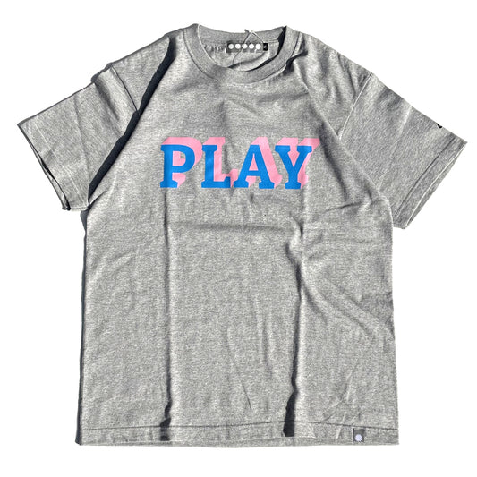 PLAY DESIGN  プレイデザイン / P01 プレイ / 半袖Tシャツ / NPNL PLAY TEE - ASH / 22SS0NNPT / メンズ