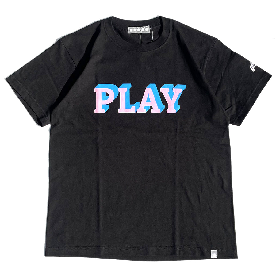 PLAY DESIGN  プレイデザイン / P01 プレイ / 半袖Tシャツ / NPNL PLAY TEE - BLACK / 22SS0NNPT / メンズ
