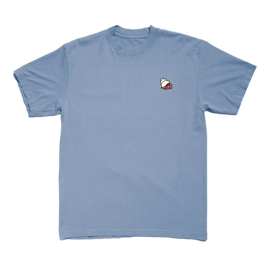 THE QUIET LIFE ザ クワイエット ライフ / 半袖 Tシャツ  / SMOKING CRAB EMBROIDERED  - BLUE / MADE IN USA / メンズ