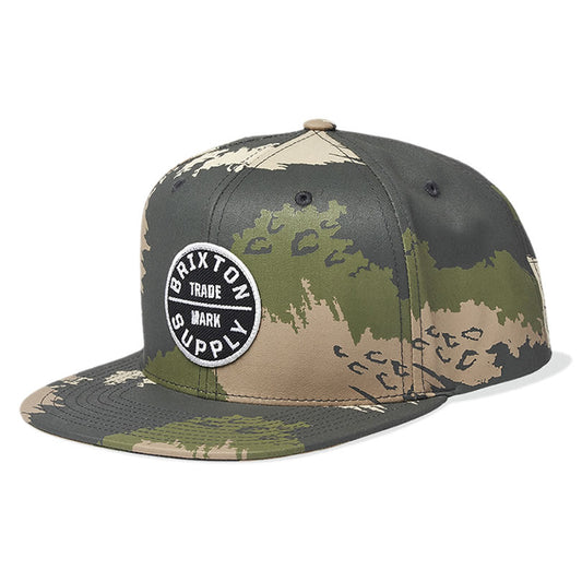 BRIXTON (ブリクストン) / スナップバックキャップ 帽子 / OATH III SNAPBACK - CAMO / 10777-CAMO / メンズ 22FW