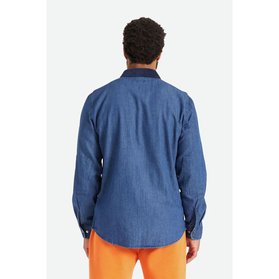 BRIXTON ( ブリクストン ) / 長袖 薄手デニムシャツ / BOWERY L/S WVN - RINSE / 01252-RINSE