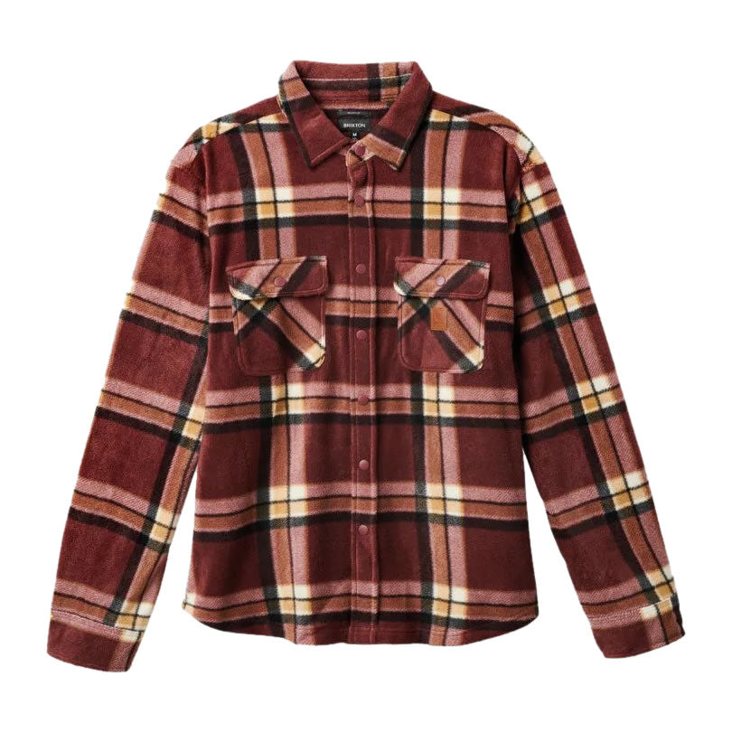 BRIXTON (ブリクストン) / フリースシャツジャケット / BOWERY L/S ARCTIC STRETCH FLEECE 01221-MHYPD / 22FW