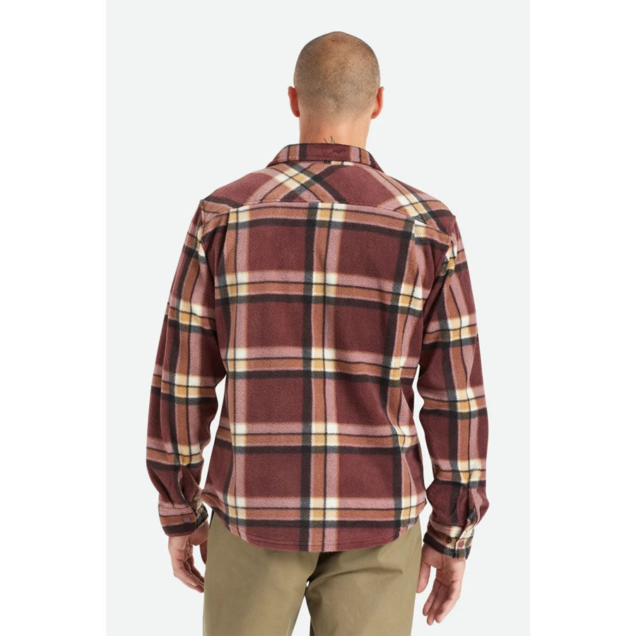 BRIXTON (ブリクストン) / フリースシャツジャケット / BOWERY L/S ARCTIC STRETCH FLEECE 01221-MHYPD / 22FW