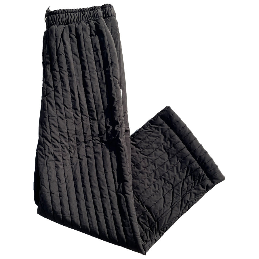 RAINS (レインズ) / キルティングパンツ 中綿パンツ / LINER PANTS WIDE - BLACK / 55224-1-01828 01