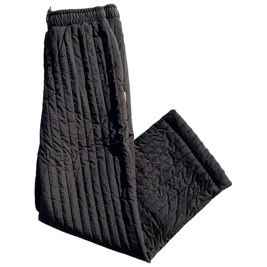 RAINS (レインズ) / キルティングパンツ 中綿パンツ / LINER PANTS WIDE - BLACK / 55224-1-01828 01