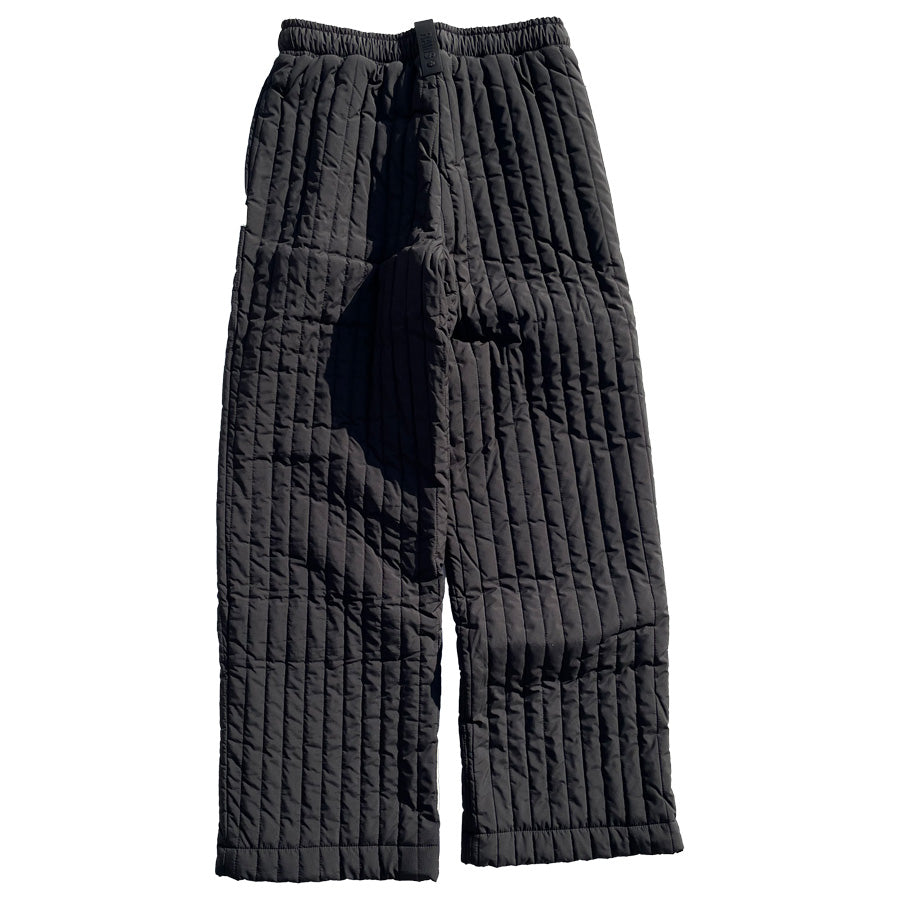 RAINS (レインズ) / キルティングパンツ 中綿パンツ / LINER PANTS WIDE - BLACK / 55224-1-01828 01